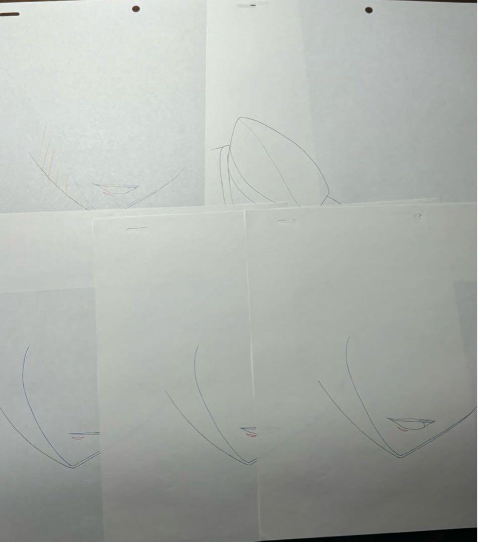 BLEACH セル画 夜一 アニメ 直筆原画 レイアウト