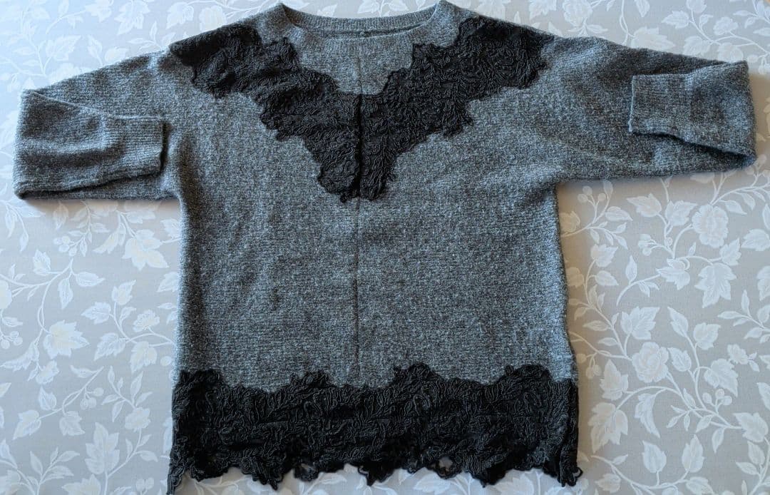 ダイアグラム＊レース付プルオーバー セーター - メルカリ