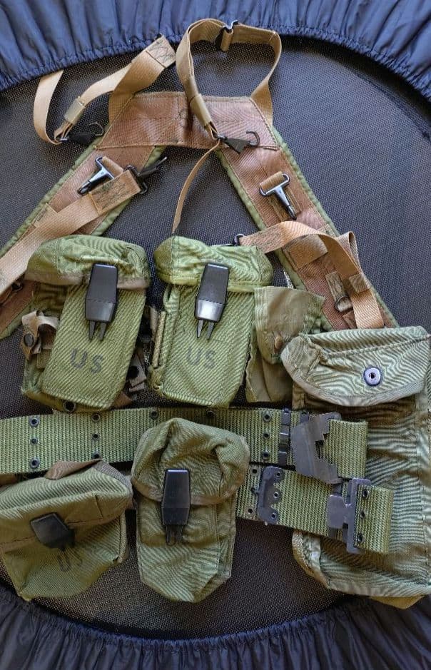 米軍 実物 M67装備品セット ナム戦 ナイロン装備