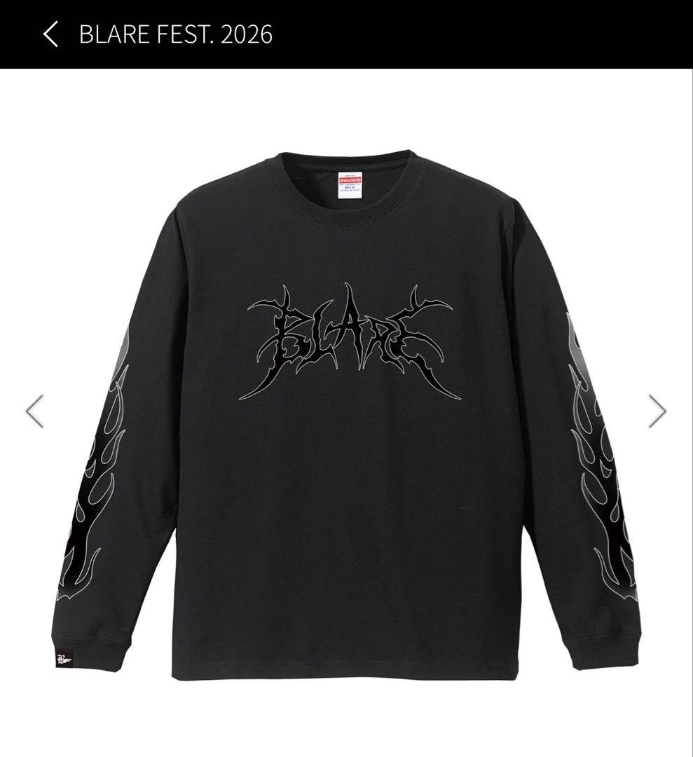 BLARE FEST ブレアフェス 2026 ロンT XLサイズ - メルカリ