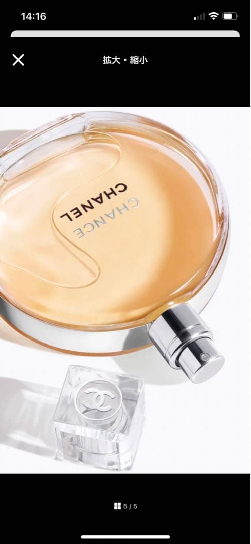 CHANEL チャンス　100ml  オードゥ トワレット（ヴァポリザター）