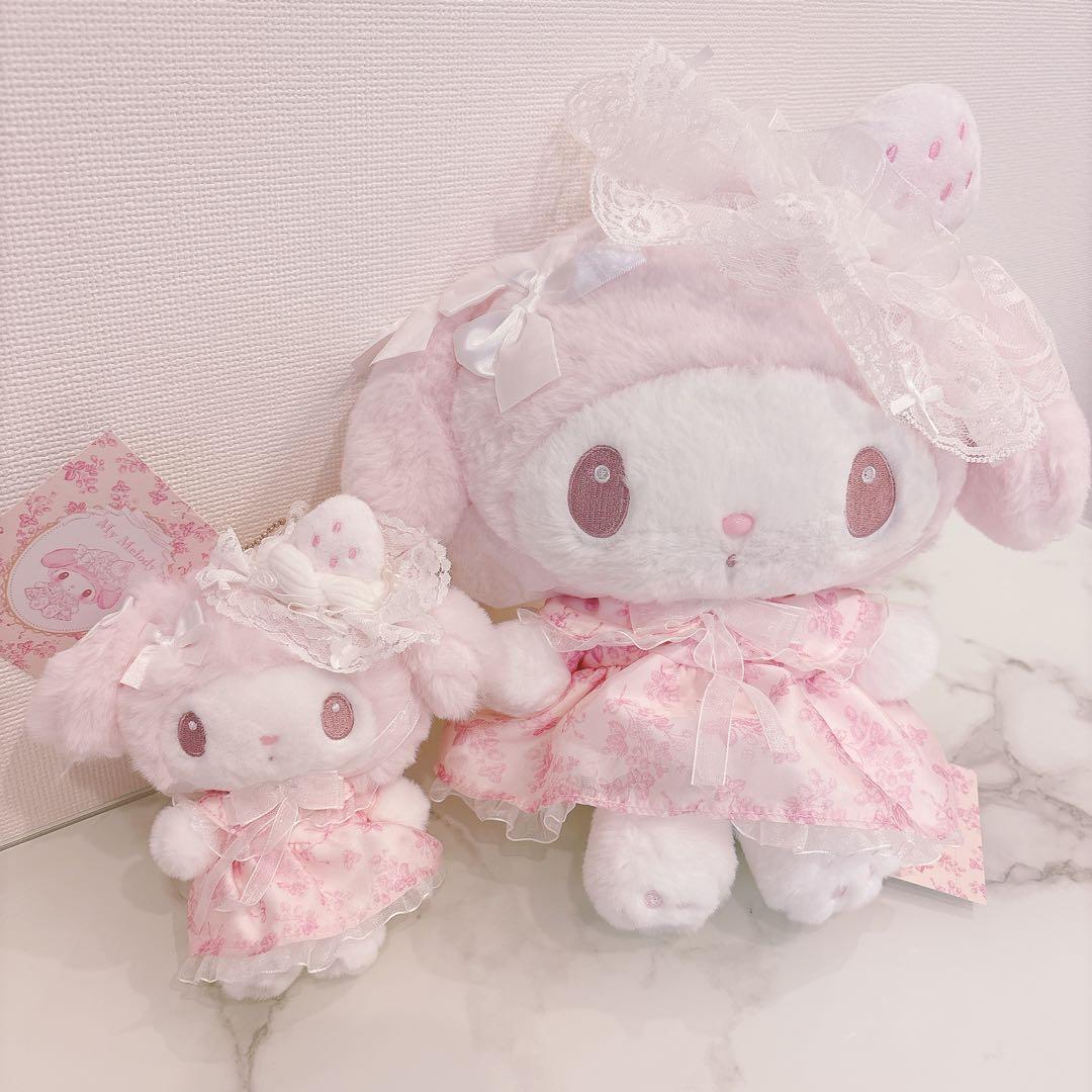 マイメロ　白いちごのティータイム　ぬいぐるみ　マスコット