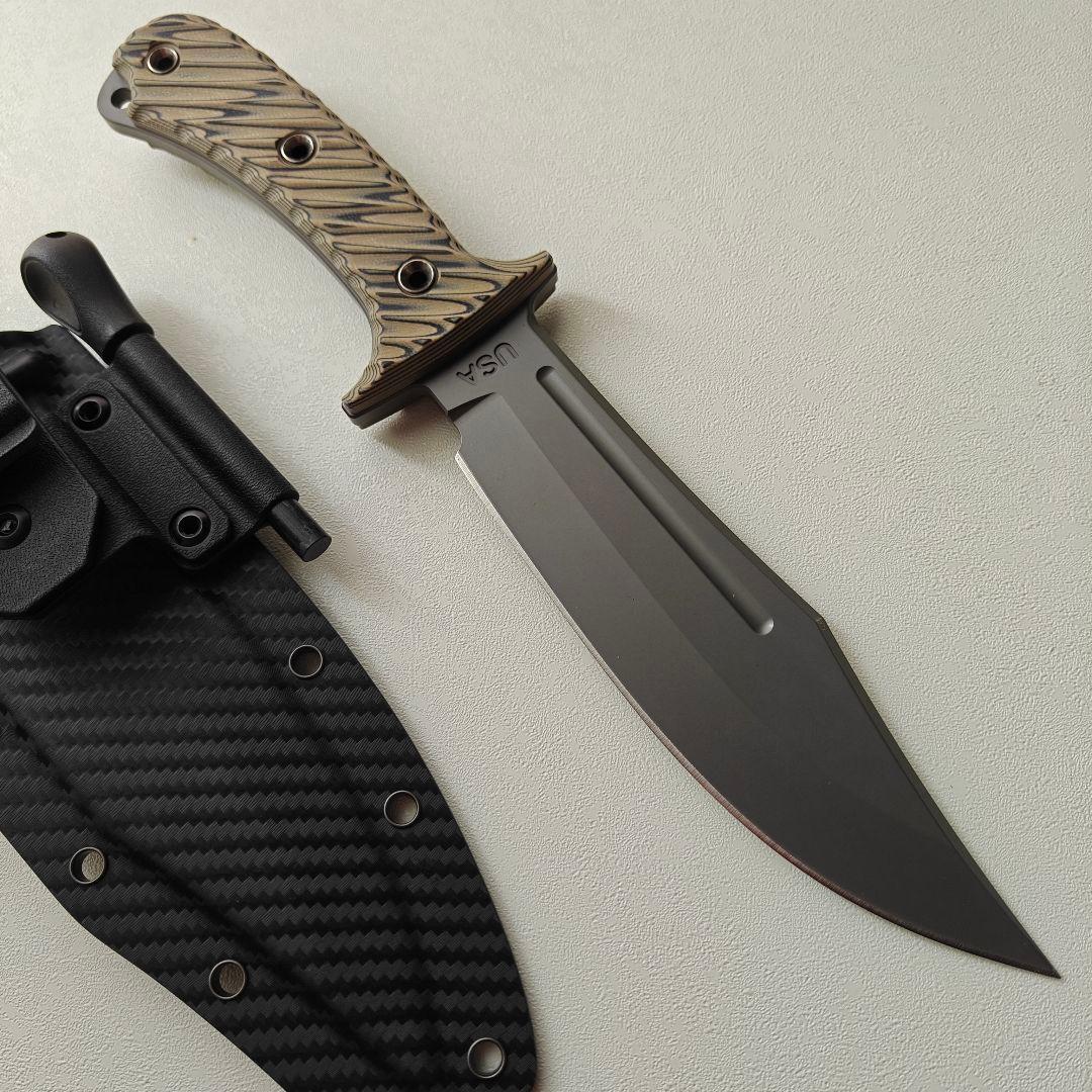 新品　RMJ Jungle combat レプリカ　鍛造D2ブレード　ナイフ