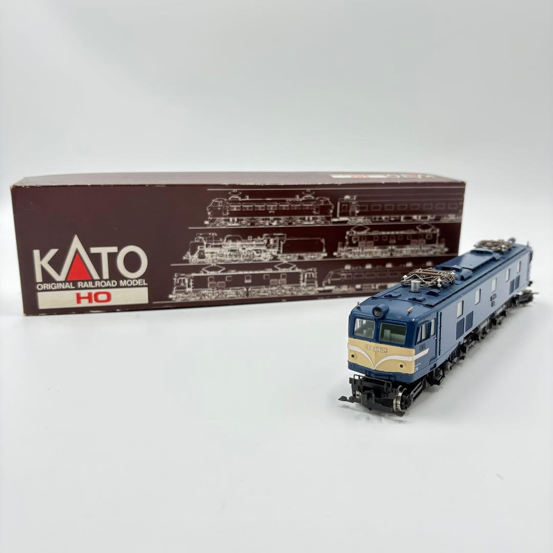 KATO 動作確認済 1-301 EF58 アオ ブルー 鉄道模型 HOゲージ Yahoo!オークション - KATO EF58電気機関車 大窓ブルー（1-301） HOゲ
