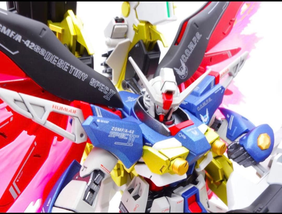 1/144 HG デスティニーガンダムSpecⅡ　ゼウスシルエット　塗装済完成品