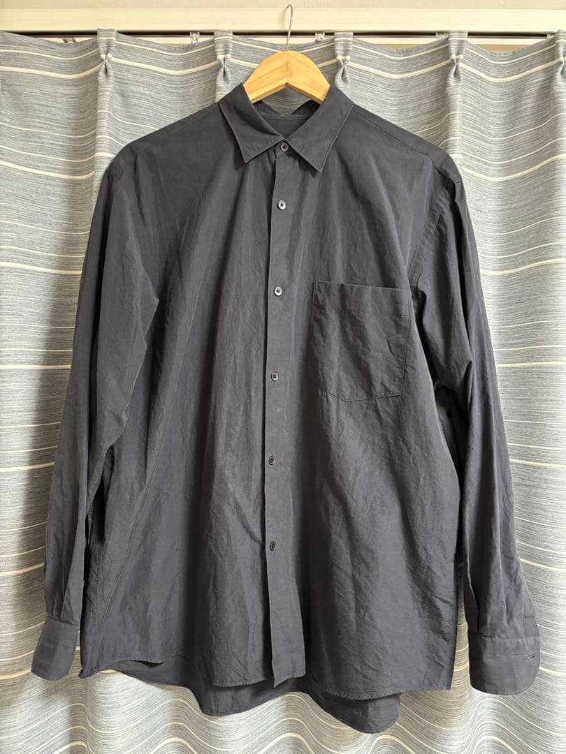 COMOLI コモリシャツ ネイビー 2 25ss