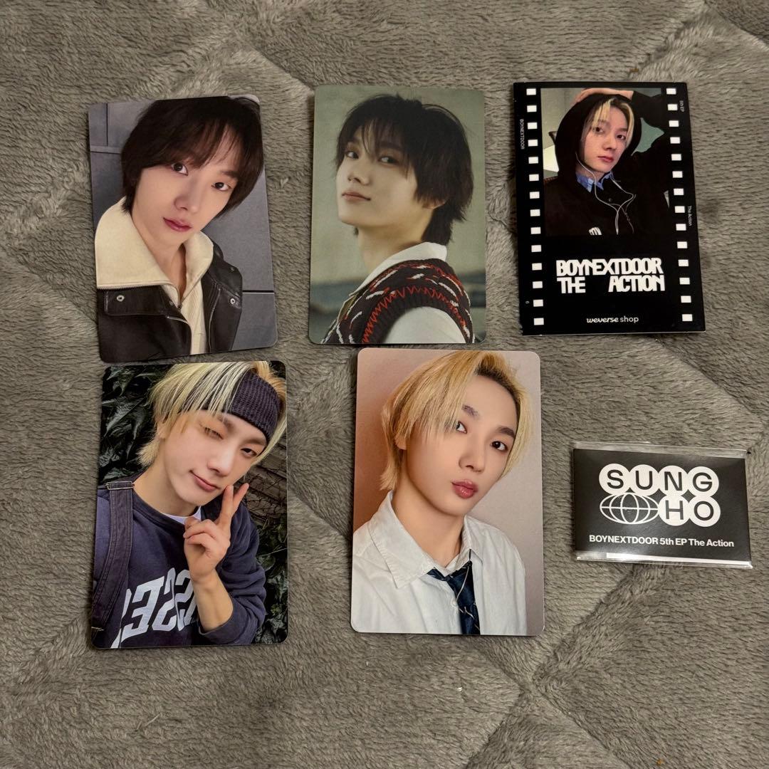 BOYNEXTDOOR The Action No Genre ソンホ トレカ - メルカリ