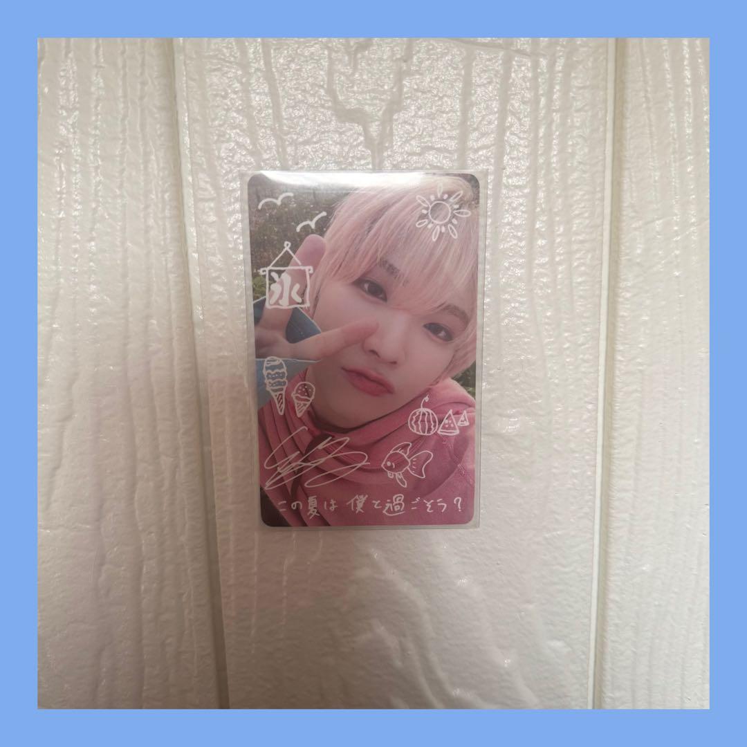 &TEAM ユウマ ラキドロ 手書きデコ NOW weverse 럭도 トレカ