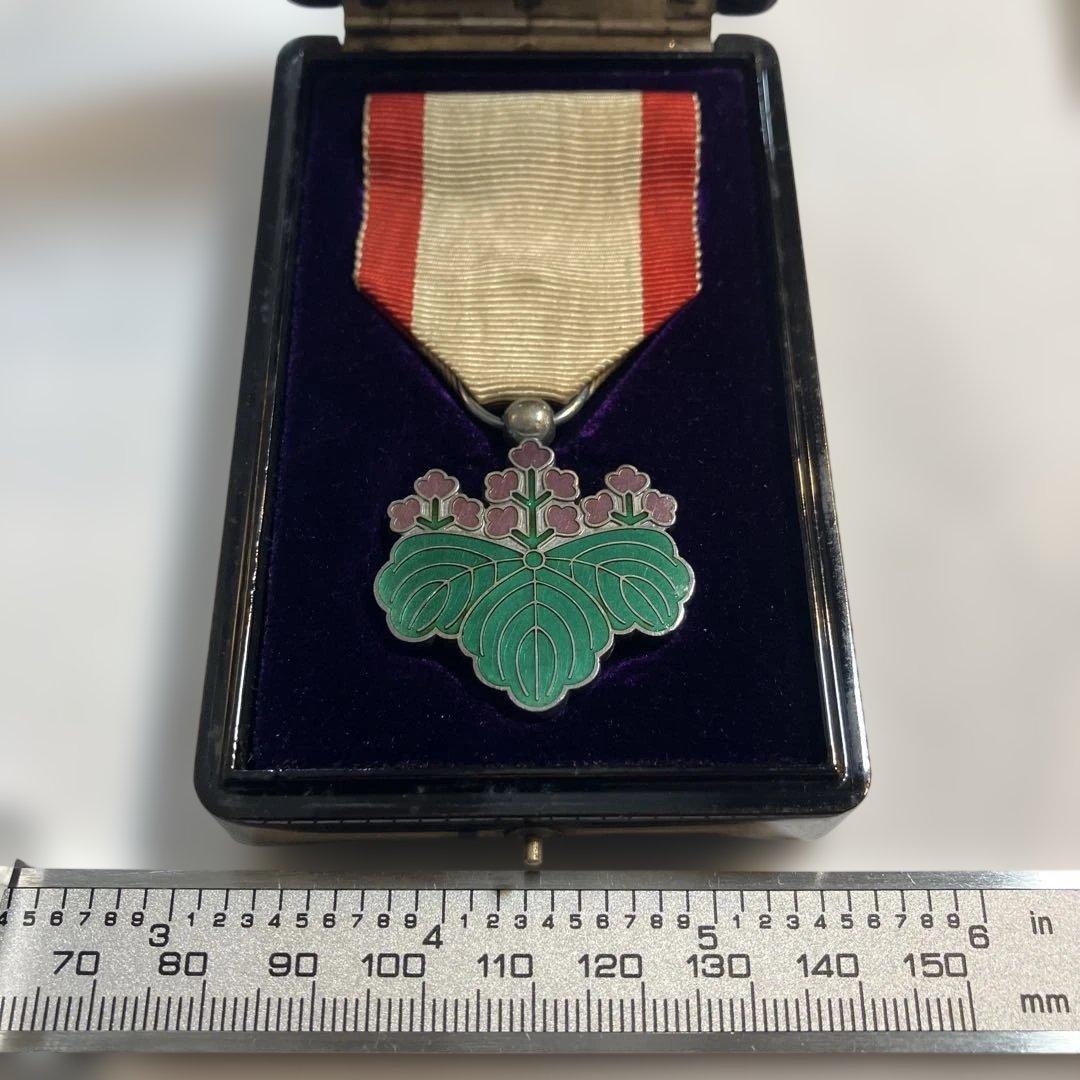 勲七等青色桐葉章 勲章 メダル 日本 - メルカリ