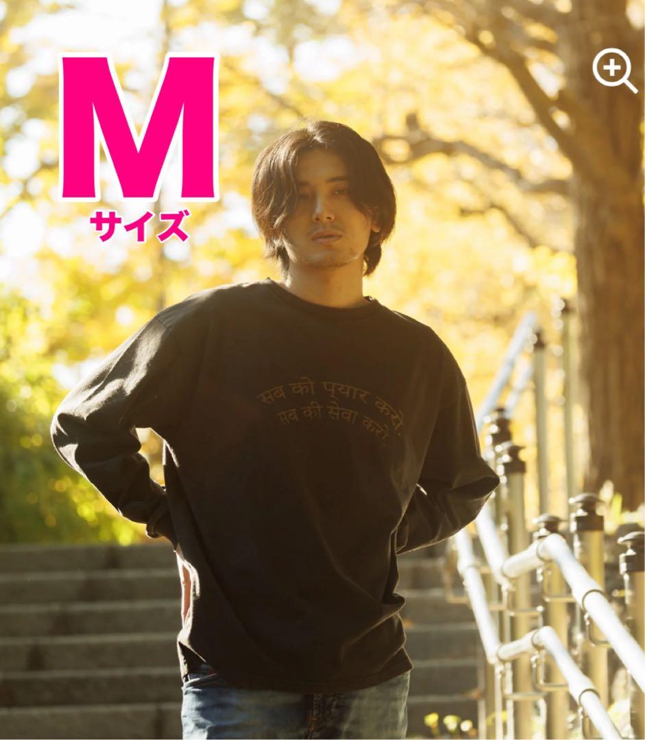 Mサイズ damageロンT (黒) 藤井風 公式グッズ kaze fujii - メルカリ