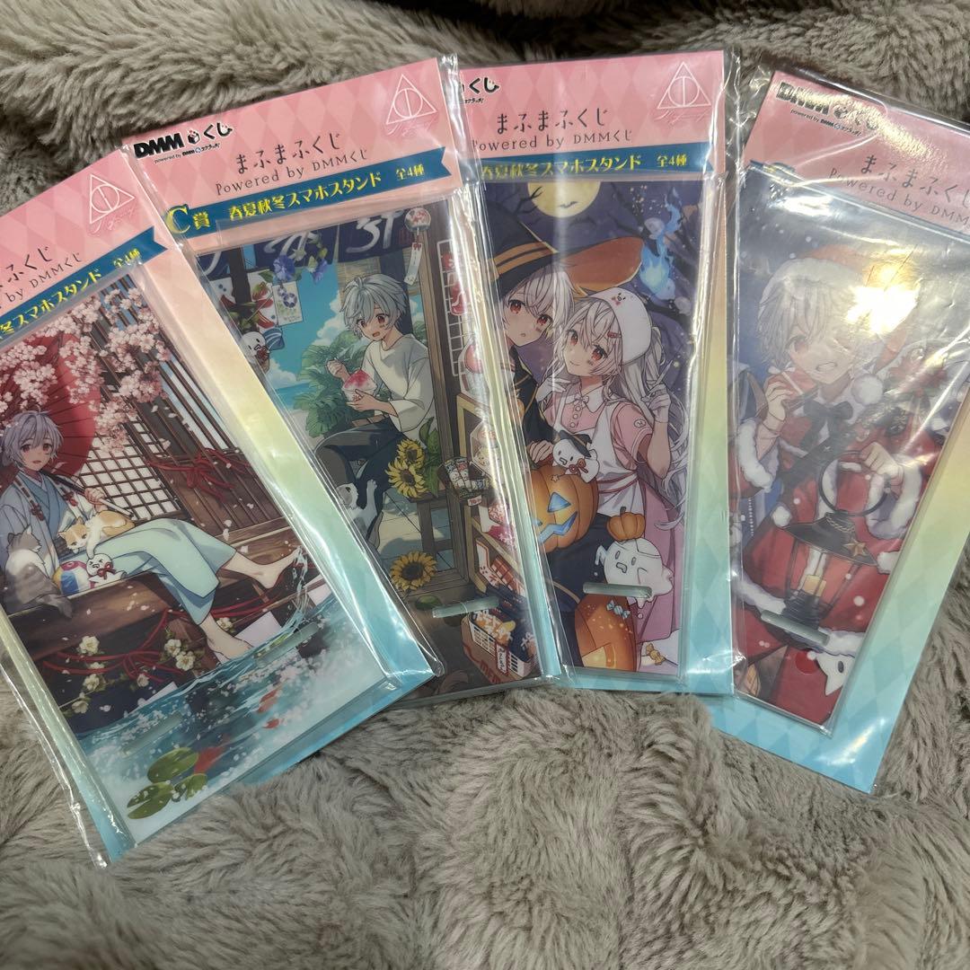 まふまふ DMMくじ 春夏秋冬アクリルスマホスタンド 4種セット - メルカリ