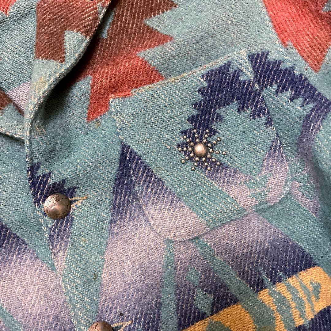 POLO COUNTRY / 90's native rug jacket