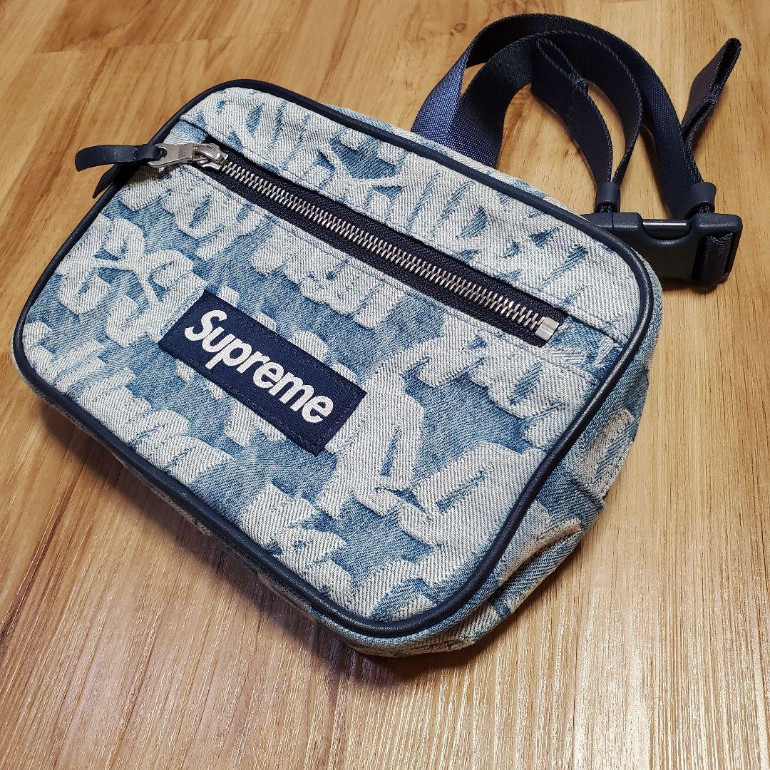 国内正規Supreme デニムウエストバック、ステッカー一枚目付き imgrc0098721854.jpg