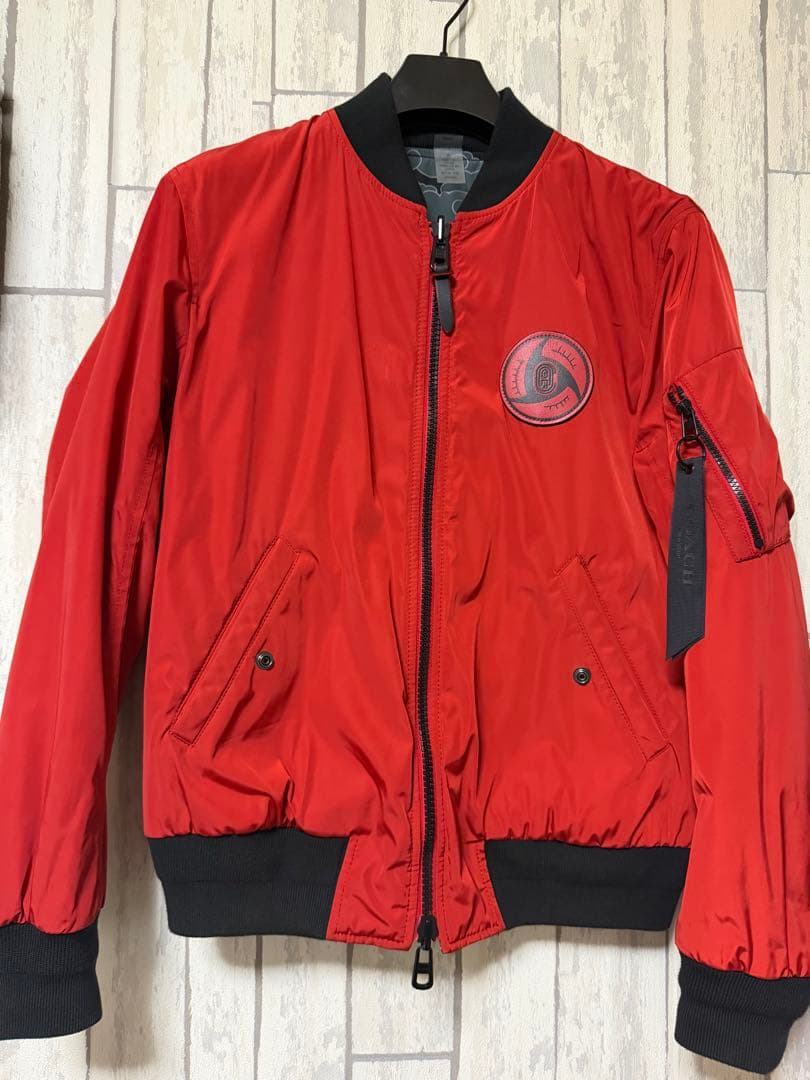 COACH×NARUTOコラボレッド MAー1ジャケット