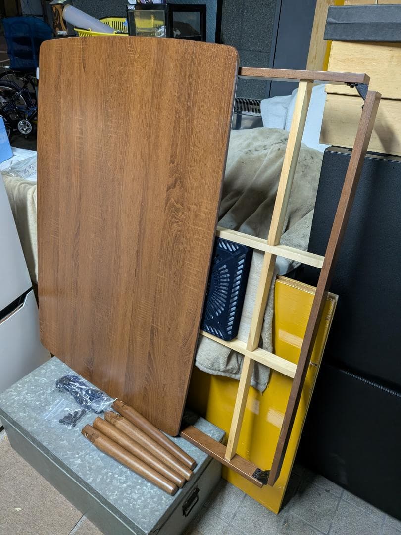 大阪市内配送無料 2024年製 美品 こたつ120幅 SJ-K19-IR 使用浅