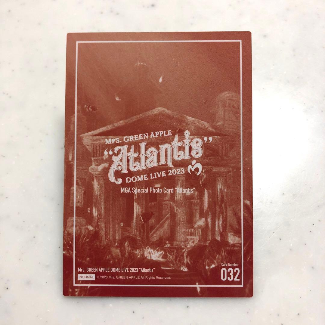 Mrs. GREEN APPLE☆Atlantis☆大森元貴 フォトカ032 - メルカリ