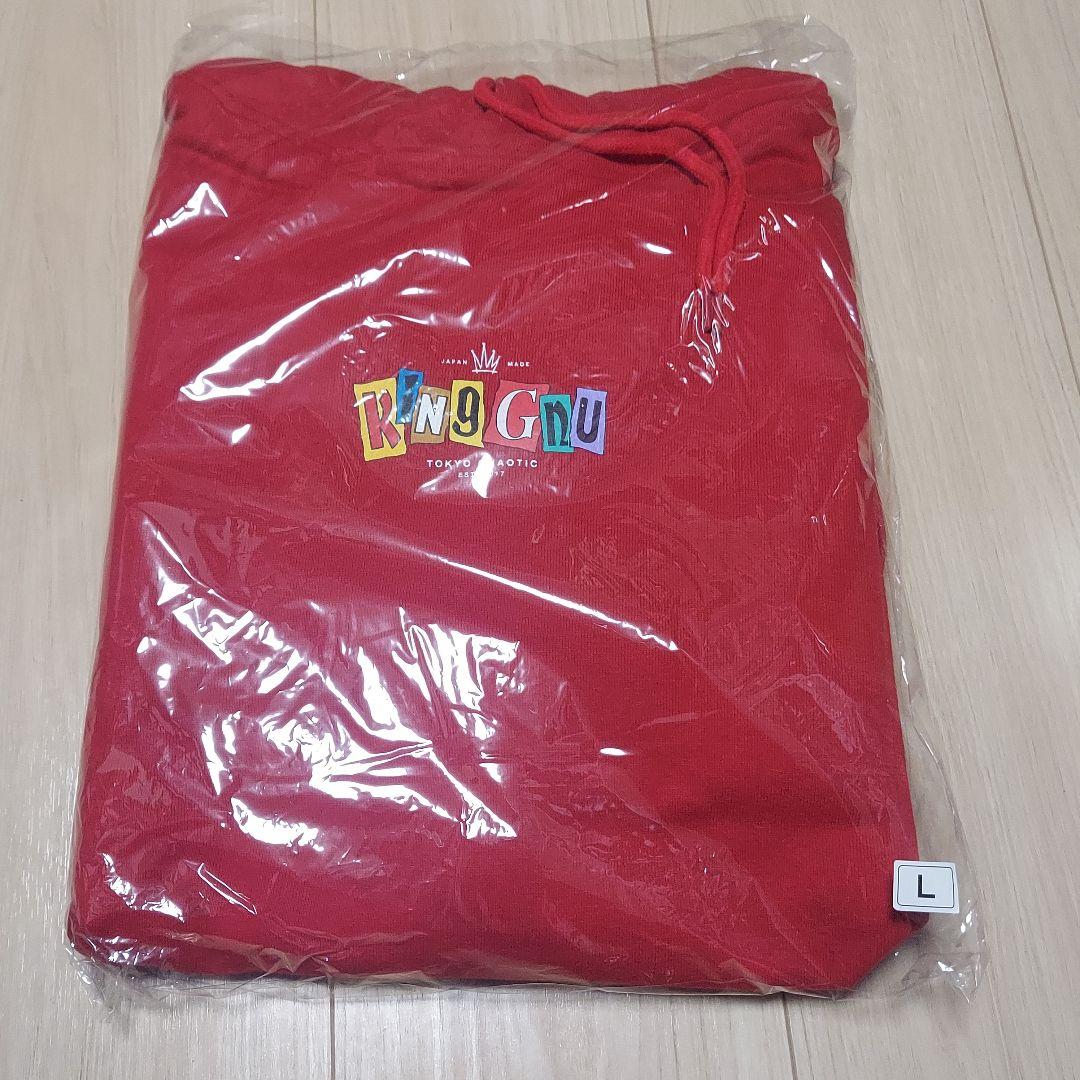 KingGnu キングヌー SPECIALZ HOODIE レッド パーカー L - メルカリ
