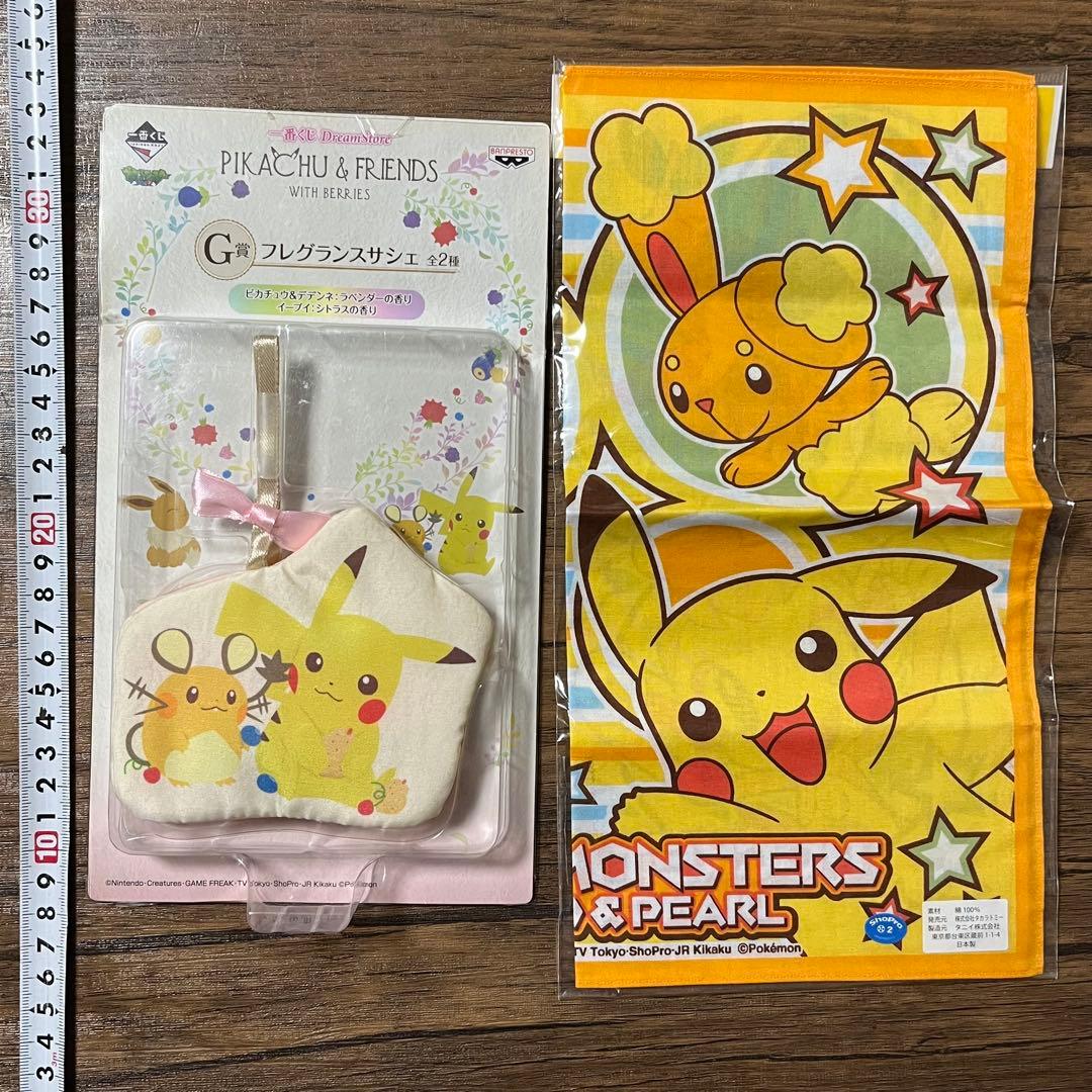 ポケットモンスター 詰め合わせグッズセット タオル、ポーチ、鏡、エコ