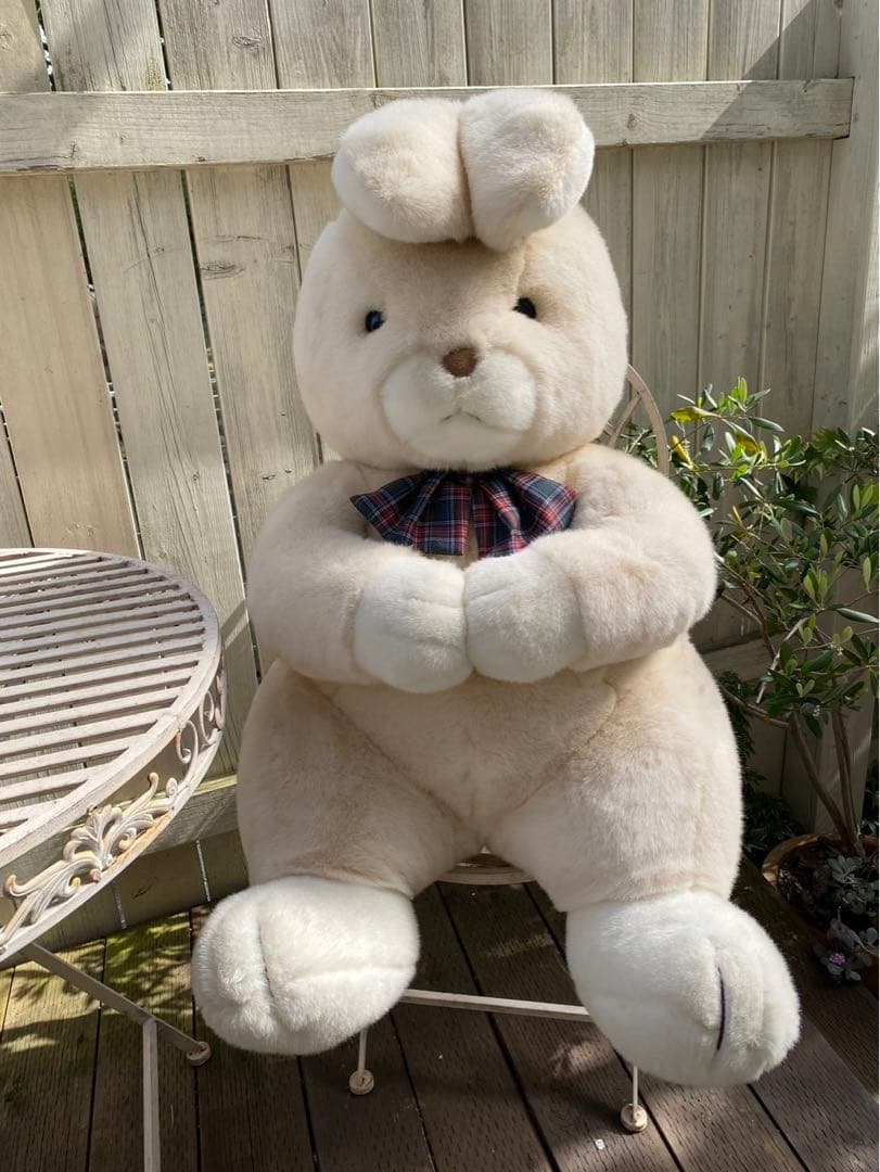 hirokun house ウサギ　ビッグサイズ　特大　ぬいぐるみ　ロココ