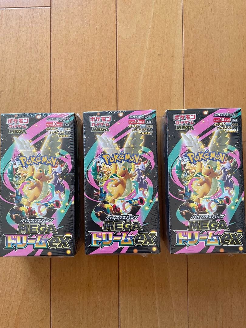 ポケモンカード MEGAドリームEX 3ボックス シュリンク付き - メルカリ