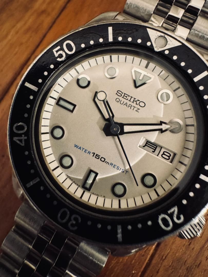 SEIKO 6458-600B セイコー ダイバー レトロ 白文字盤 美品 レア - メルカリ