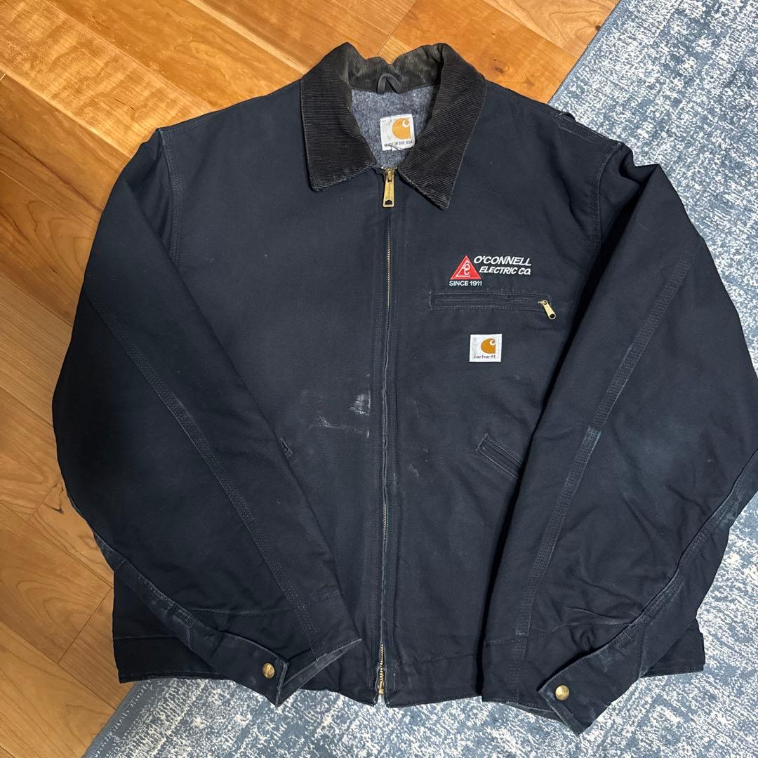 Carhartt ブラック ジップアップジャケットX Lサイズ