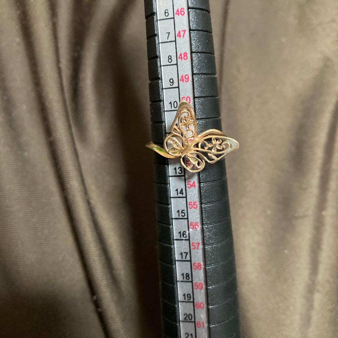 スタージュエリーstarjewelryk10バタフライリング指輪