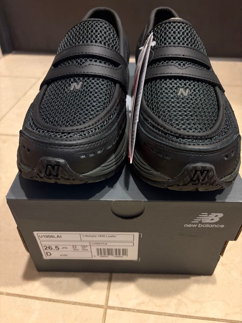 ニューバランス　ローファー　U1906LAI ブラック 26.5cm 新品未使用