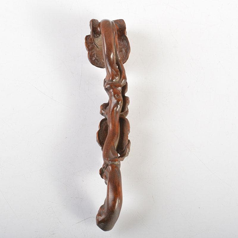 中国 唐木紫檀彫刻 霊芝 如意 C 6708E - メルカリ