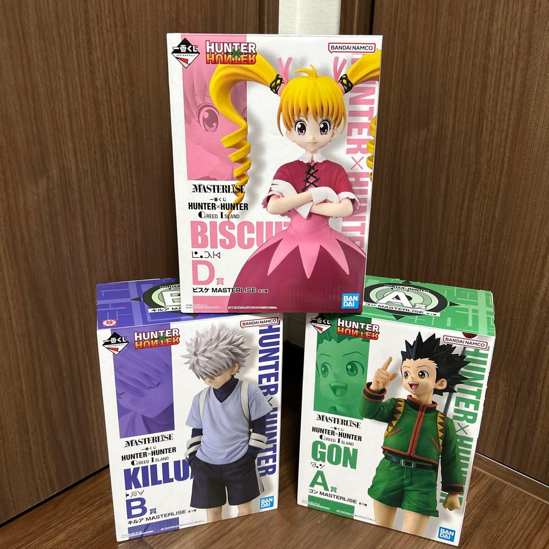 HUNTER×HUNTER 一番くじ　A賞　B賞　D賞　ビスケ・ゴン・キルア Amazon | HUNTER × HUNTER 一番くじ フィギュア A賞 ゴン B賞 キルア