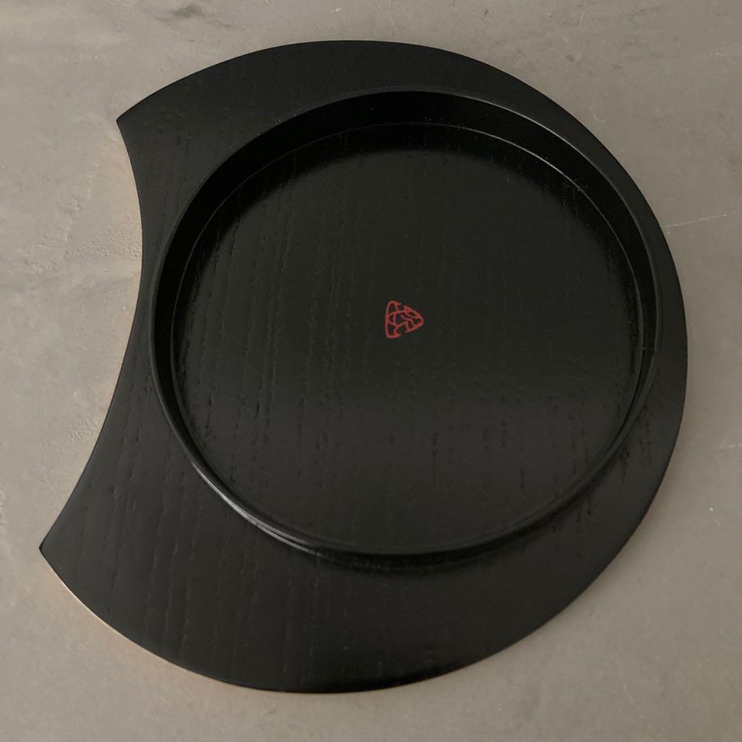 美品】哲公房 中村宗哲 三彩金釦 遊々盆 雪月花 共箱 茶道具 盆3点