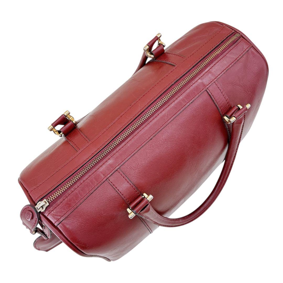 カルティエ /ミニボストン/マストライン/レザーハンドバッグ/カデナ/鍵