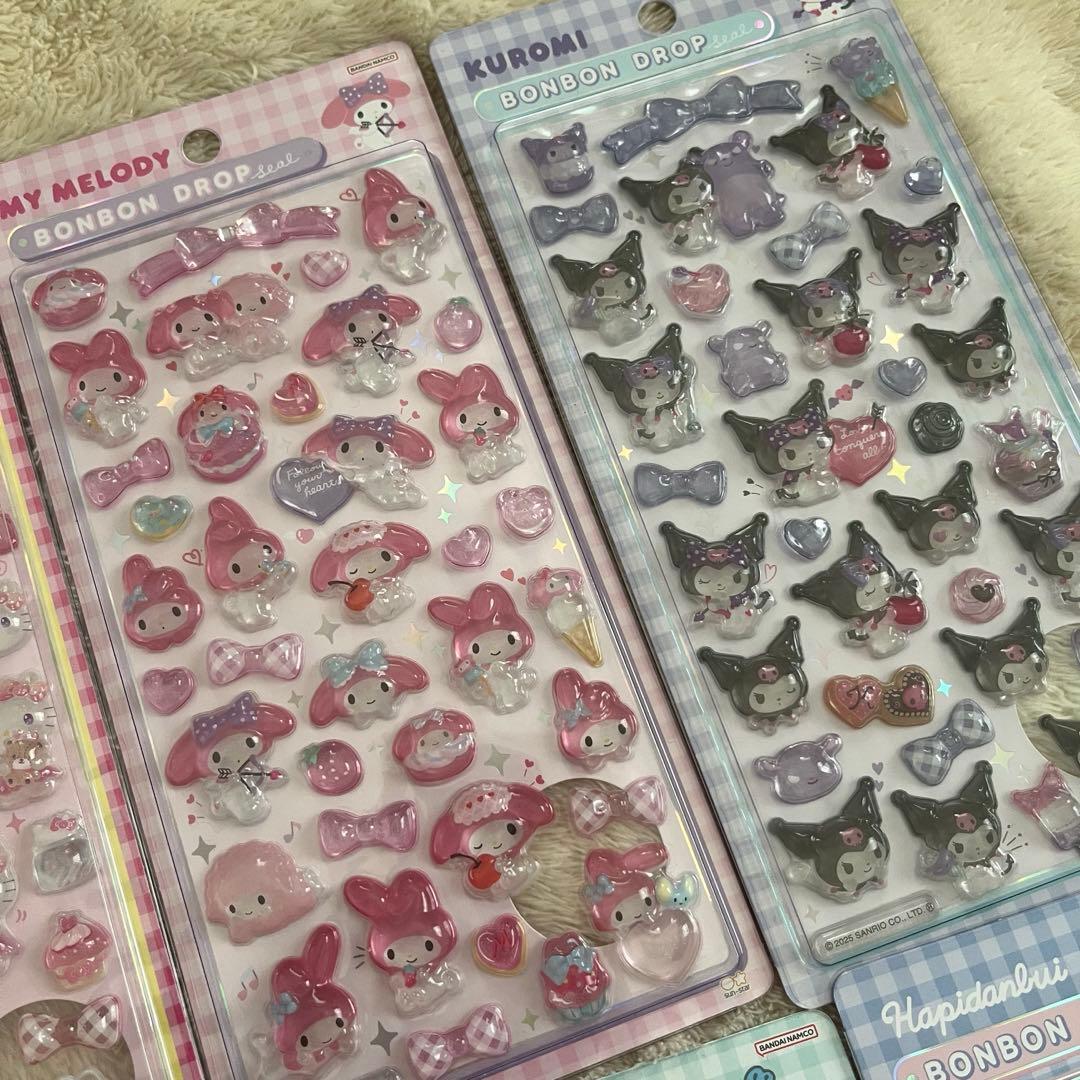 サンリオ 第二弾 ボンボンドロップシール 正規品 コンプリート8種類
