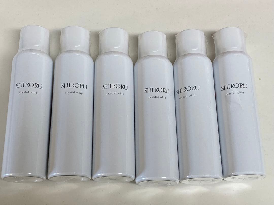 SHIRORU クリスタルホイップ 未使用6本 2組セット 】 SHIRORU シロル クリスタルホイップ 120g クリスタル