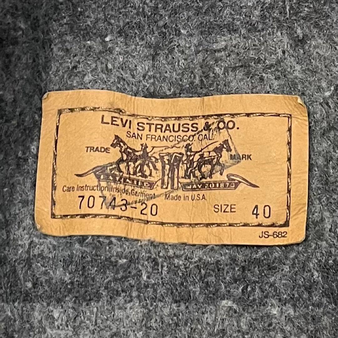 90s アメリカ 製 Levi's ブランケット デニム デトロイト ジャケット