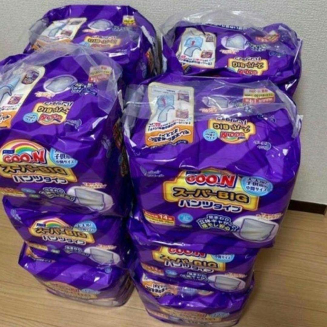 【まとめ売り】グーン スーパービッグ14枚 12袋