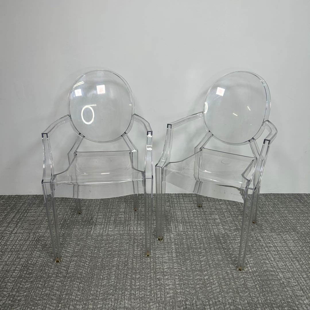 【2脚セット】Kartell ルイ・ゴースト シングルチェア クリア ルイゴースト｜Kartell｜カルテルオフィシャルサイト｜イタリア製 家具