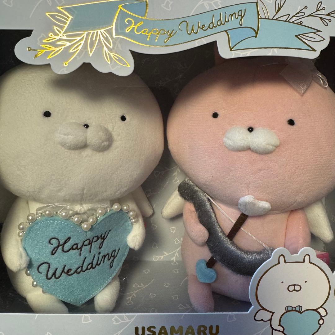 うさまるWEDDINGぬいぐるみBOX 婚姻届 - メルカリ