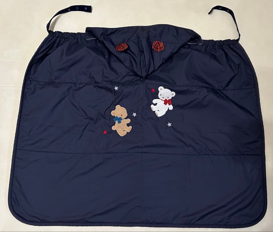 ファミリア　3WAYブランケット　ネイビー