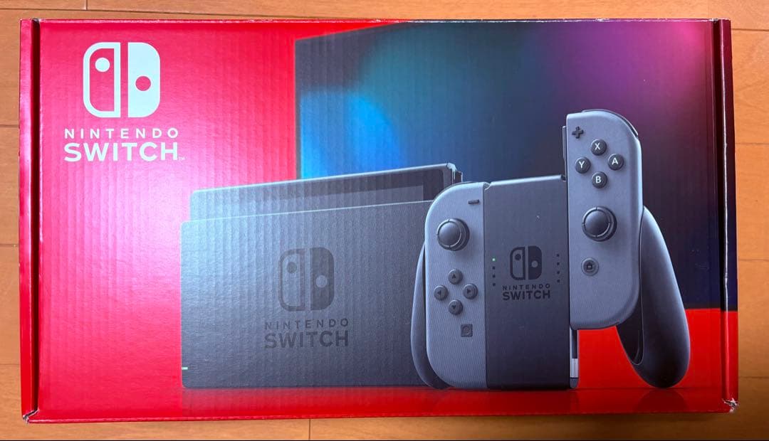 未使用 Nintendo Switch グレー　本体
