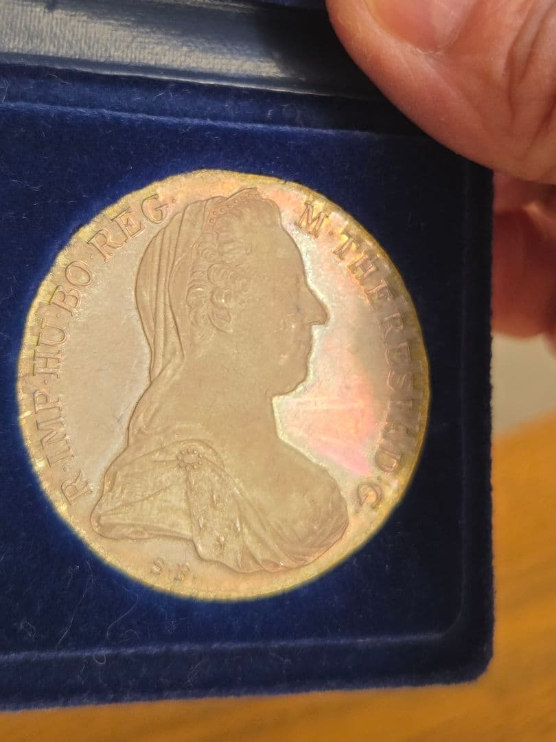 (プルーフ)オーストリア共和国　マリアテレジア　1ターレル銀貨再鋳貨　1780