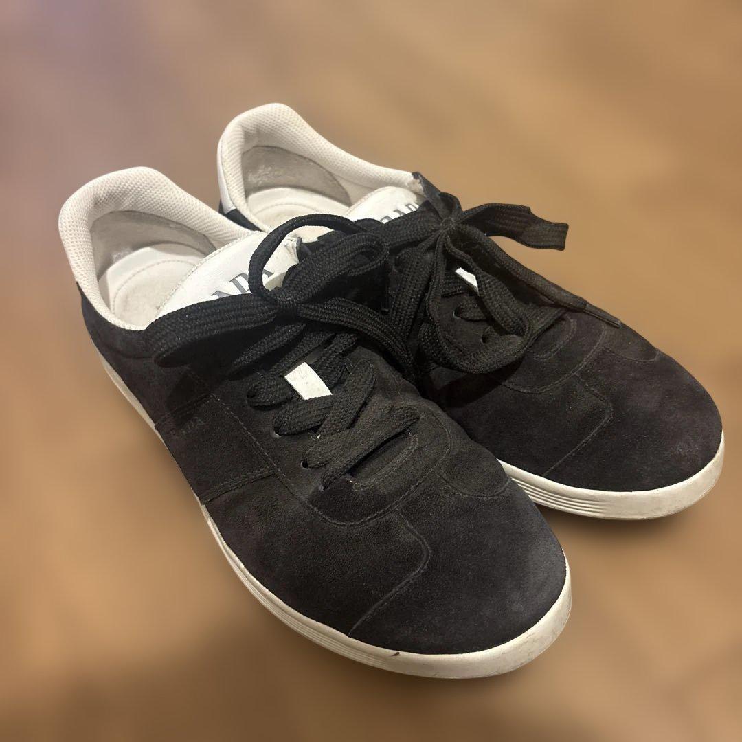 PRADA ブラック スエード スニーカー Prada Collapse Re-Nylon スエードスニーカー | ブラック | FARFETCH JP