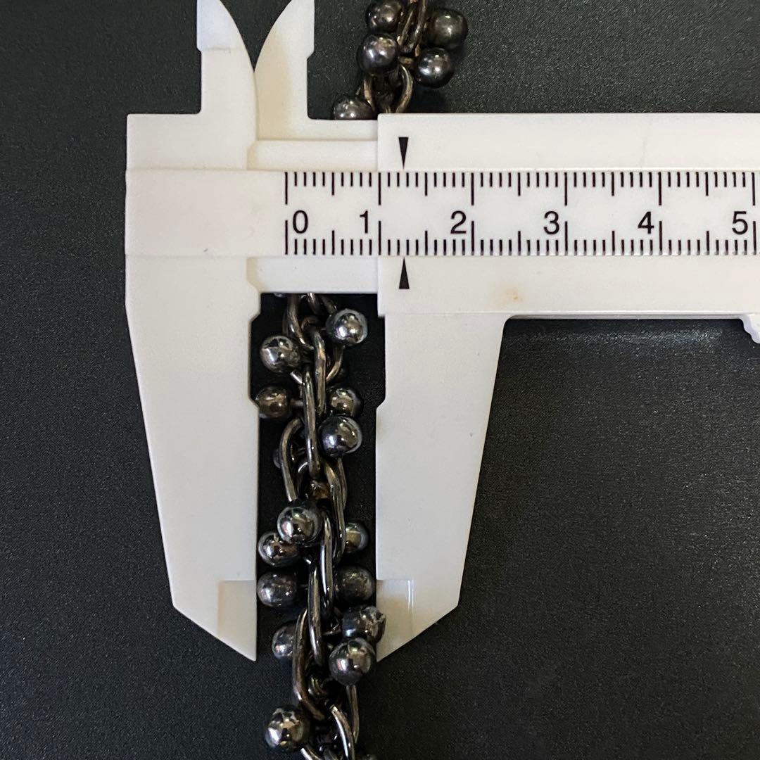 US輸入 メキシコ ヴィンテージ DNA 燻銀 ブレスレット シルバー925 US