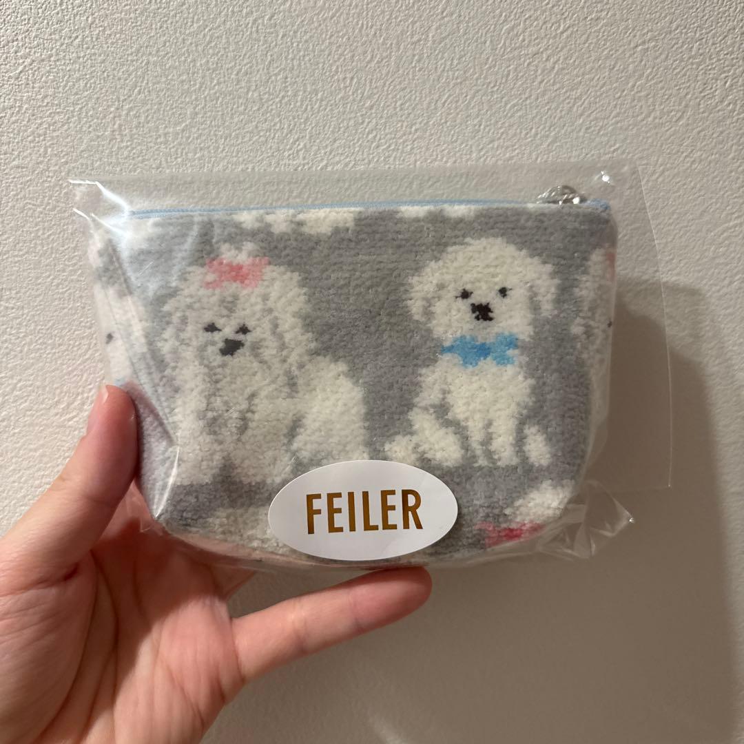 ラブラリーバイフェイラー モフモフワンチャン 舟型ポーチ - メルカリ