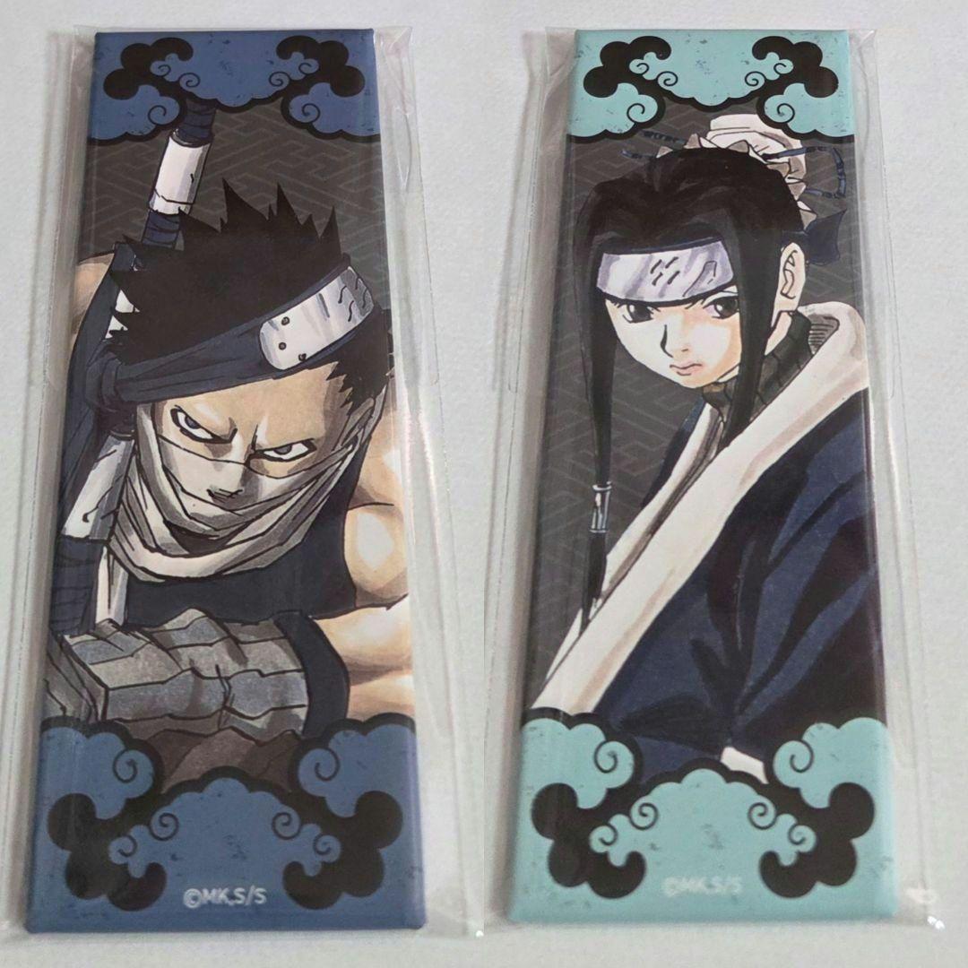 ジャンプフェスタ 原作 NARUTO 白 桃地再不斬 絵札缶バッジ