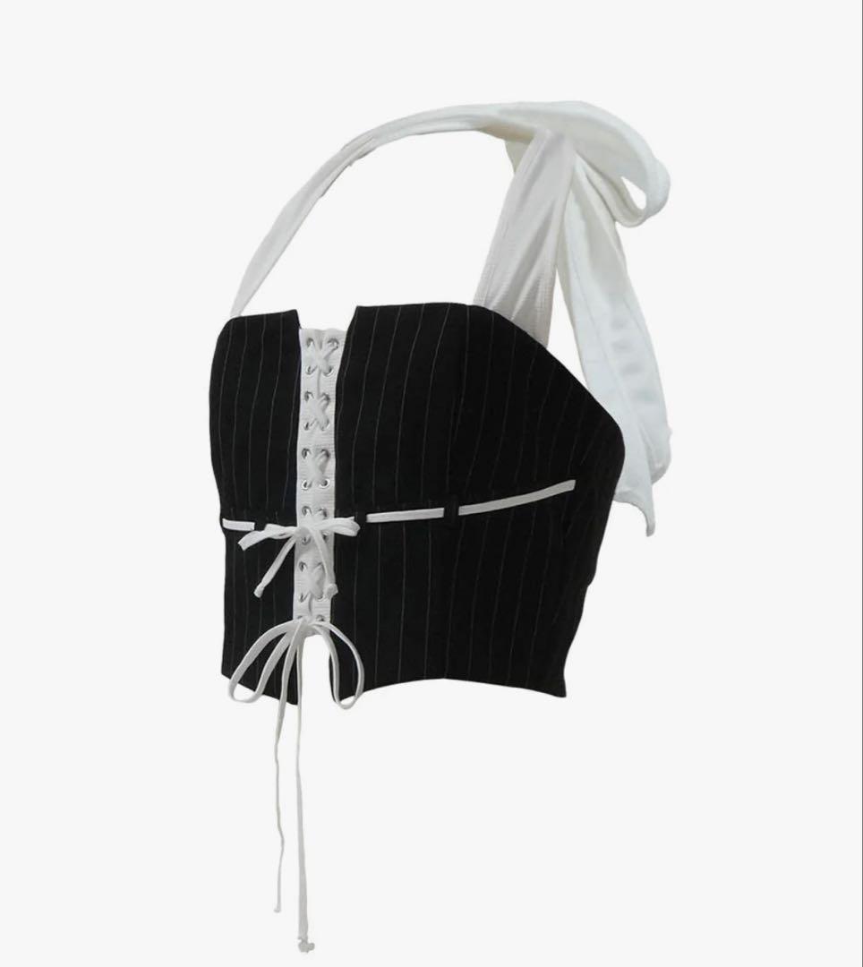 トップス Theredthread S lace up halter tops