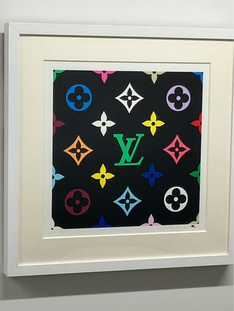 村上隆　Superflat Monogram green 版画