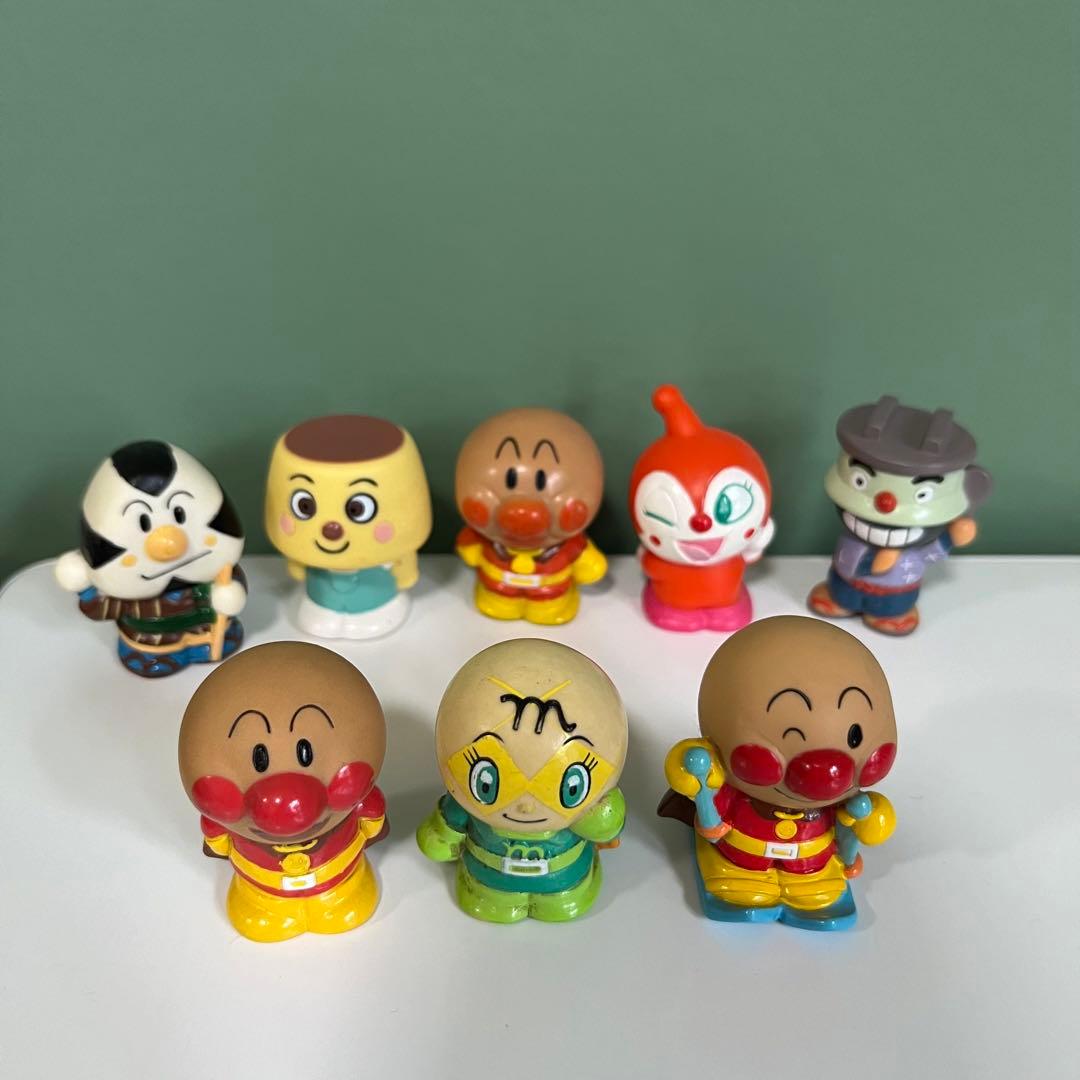 レトロ】アンパンマン 指人形 8体まとめ売り 1996〜2004年製 バンダイ