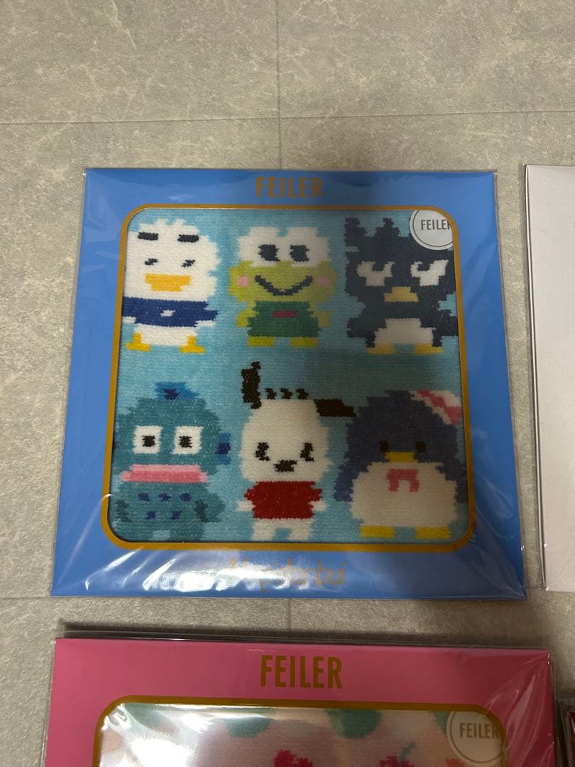 新品未使用・未開封・パッケージ付】フェイラー×サンリオ ハンカチ 4枚