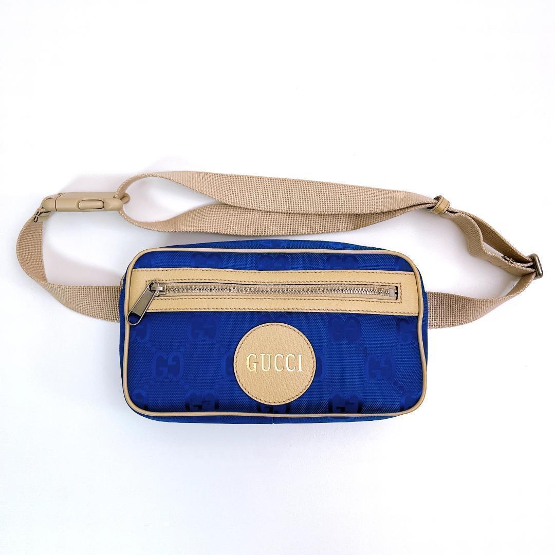 グッチ オフザグリッド ベルト ボディバッグ 631341 ナイロン×レザー